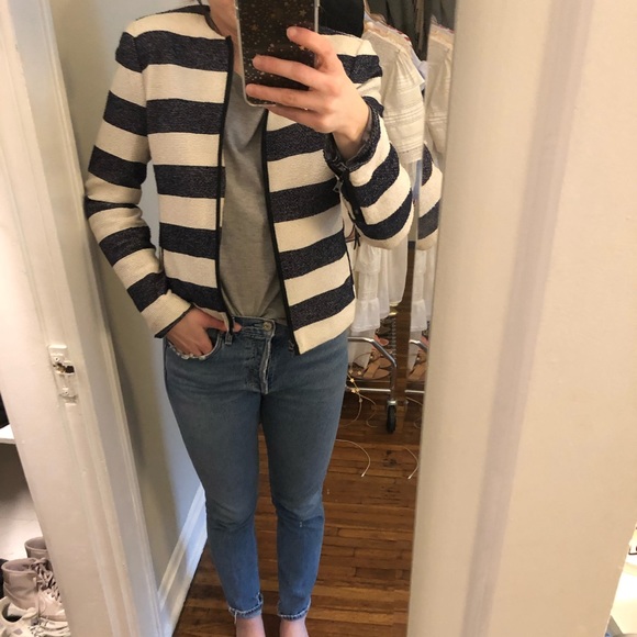 GAP Jackets & Blazers - GAP striped blazer, size 2